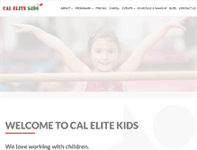 Tablet Screenshot of calelitekids.com